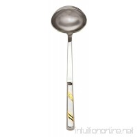 Alegacy 114DLGD Stainless Steel Goldcrest Deep Ladle with Gold Trim  4-Ounce - B00CJE7YXG